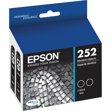 Epson 252 DURABrite Cartucho de Tinta Negro para Impresora WorkForce Dual Pack