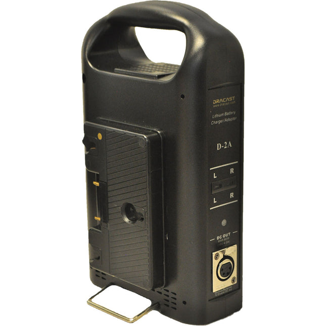 Dracast DR-CH2A Cargador Dual para Baterías Gold Mount 15 VDC 4A Portable