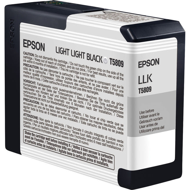Cartucho de tinta Epson UltraChrome K3 Light Light Black 80mL para impresoras Stylus Pro