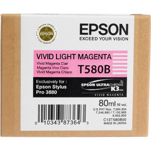 Epson UltraChrome K3 Cartucho de Tinta Magenta Claro 80mL para Impresoras Stylus Pro