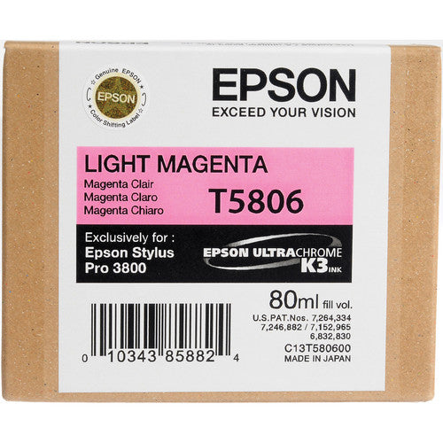 Cartucho de tinta Epson UltraChrome K3 Light Magenta 80mL para impresoras Epson Stylus Pro