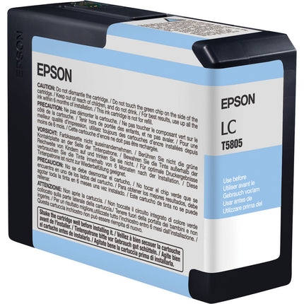 Cartucho de Tinta Epson UltraChrome K3 Light Cyan 80mL para Impresoras Stylus Pro