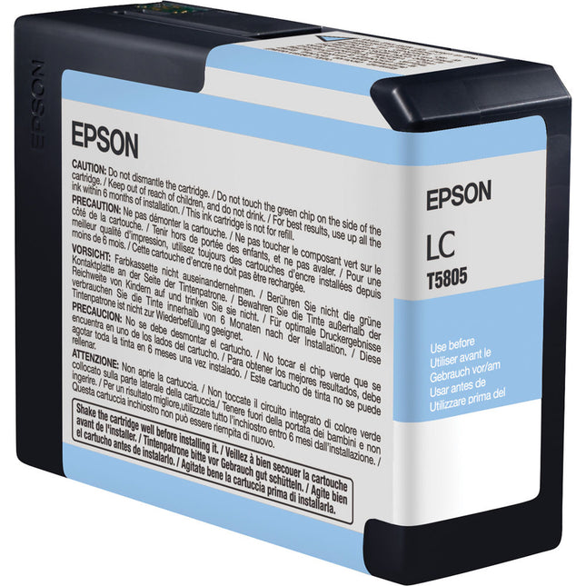 Cartucho de Tinta Epson UltraChrome K3 Light Cyan 80mL para Impresoras Stylus Pro
