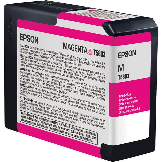 Cartucho de Tinta Magenta Epson UltraChrome K3 80mL para Impresoras Stylus Pro
