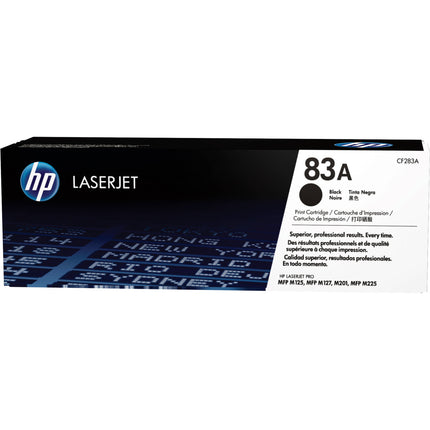 HP 83A Cartucho de tóner negro para impresoras LaserJet M125 M127 1500 páginas