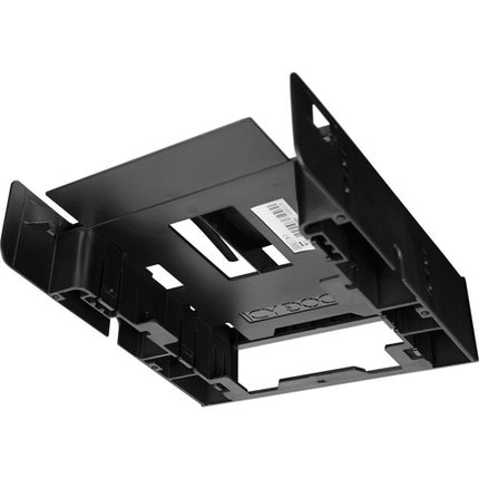 Icy Dock FLEX-FIT Trio 2 x 2.5" HDD SSD Soporte para Bahías 5.25" y 3.5" Negro