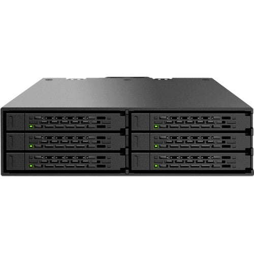 Icy Dock ToughArmor MB996SP-6SB Bahía para 6 discos 2.5 SATA 6 Gb/s Ventilador 1.57"