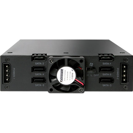 Icy Dock ToughArmor MB996SP-6SB Bahía para 6 discos 2.5 SATA 6 Gb/s Ventilador 1.57"