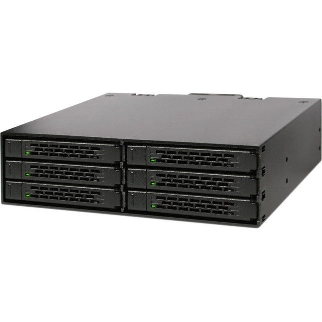 Icy Dock ToughArmor MB996SP-6SB Bahía para 6 discos 2.5 SATA 6 Gb/s Ventilador 1.57"