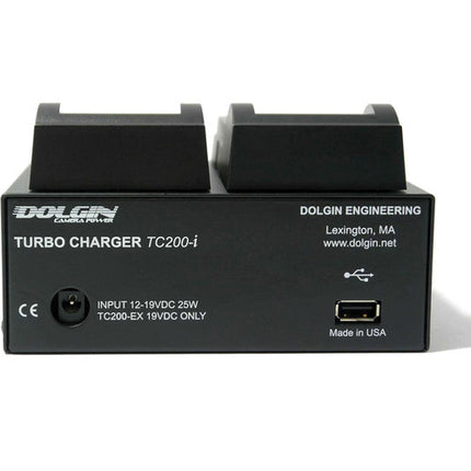 Dolgin Engineering TC200-i Cargador Dual para Baterías Canon LP-E8 2800mAh 2.5h carga