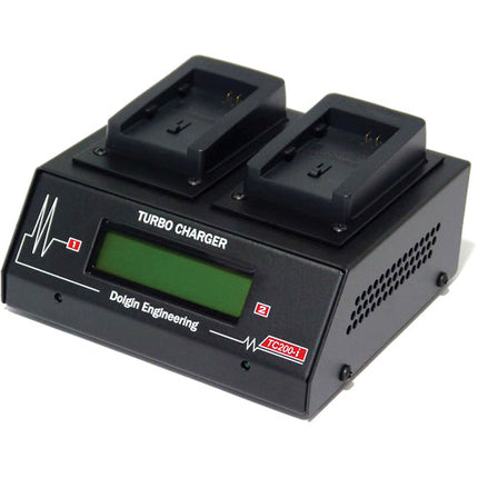 Dolgin Engineering TC200-i Cargador Dual para Baterías Canon LP-E8 2800mAh 2.5h carga