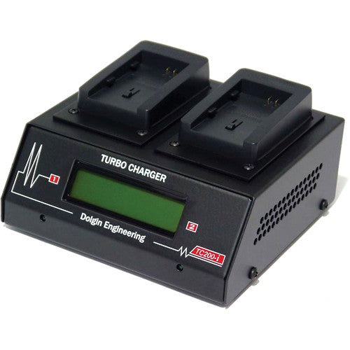 Dolgin Engineering TC200-i Cargador Dual para Baterías Canon LP-E8 2800mAh 2.5h carga