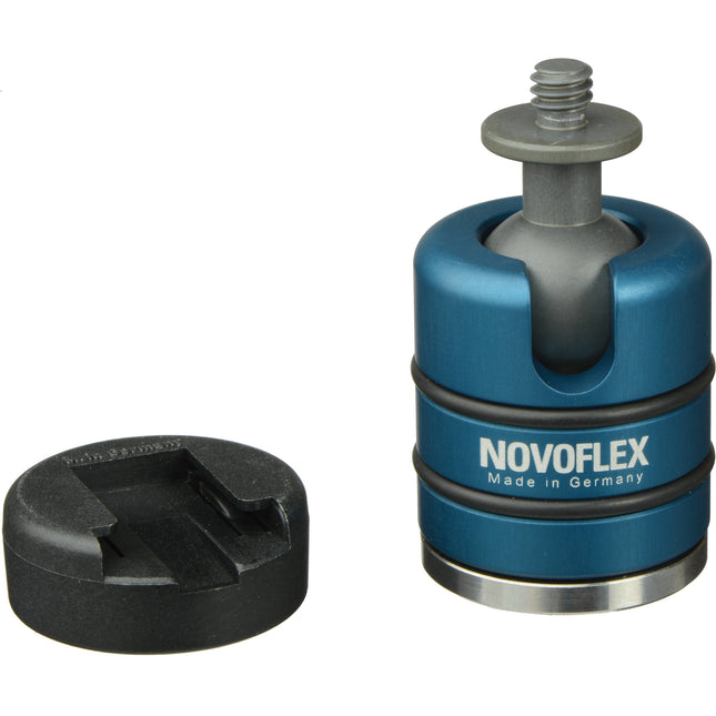 Novoflex NEIGER 19 Cabezal esférico con adaptador 3/8 a 1/4 pulgadas