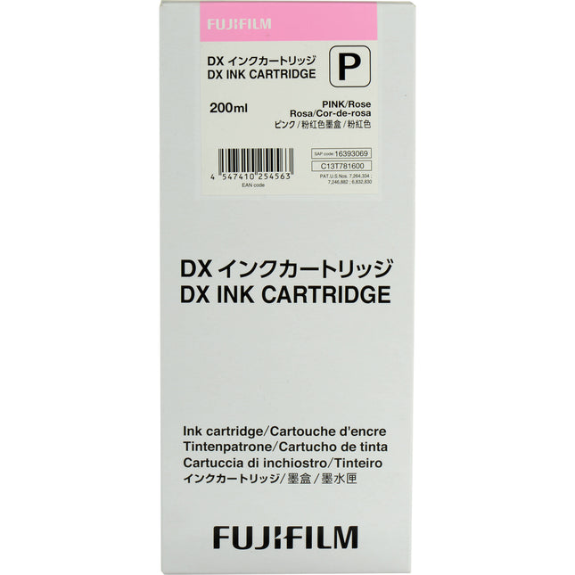 Cartucho de Tinta Rosa FUJIFILM VIVIDIA para Impresora DX100 200 mL