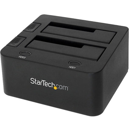 StarTech Base de Doble Bahía para HDD SSD USB 3.0 con UASP 6 Gbps