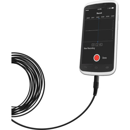 Polsen Kit de Entrevista para 2 Personas con Micrófonos Lavalier y Auriculares 50mm