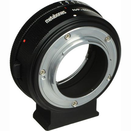 Adaptador Metabones Montura Objetivo Nikon G a Micro Cuatro Tercios Mate Negro