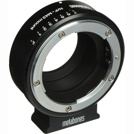 Adaptador Metabones Montura Objetivo Nikon G a Micro Cuatro Tercios Mate Negro