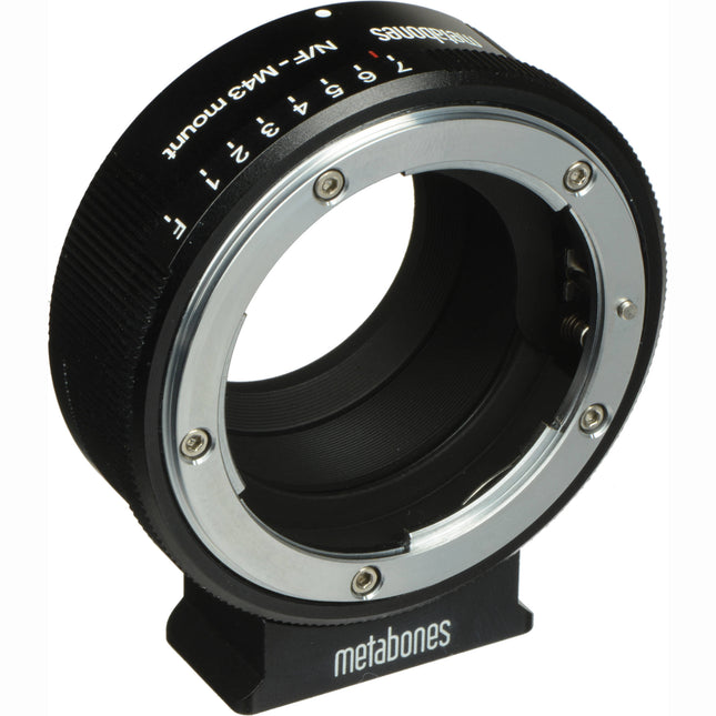 Adaptador Metabones Montura Objetivo Nikon G a Micro Cuatro Tercios Mate Negro