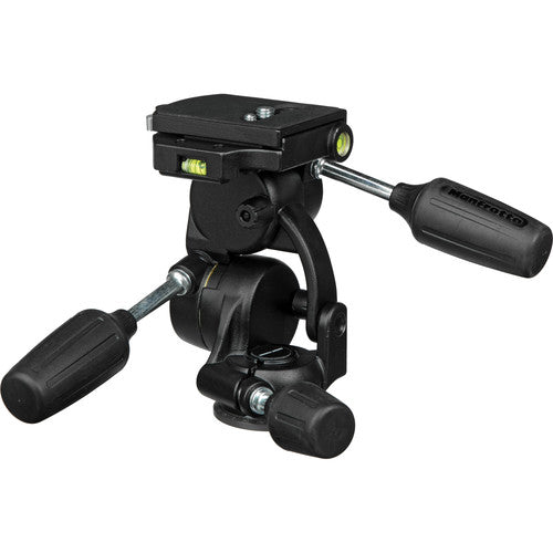 Manfrotto 808RC4 Cabezal Panorámico con Placa 410PL y 26.5 lb capacidad