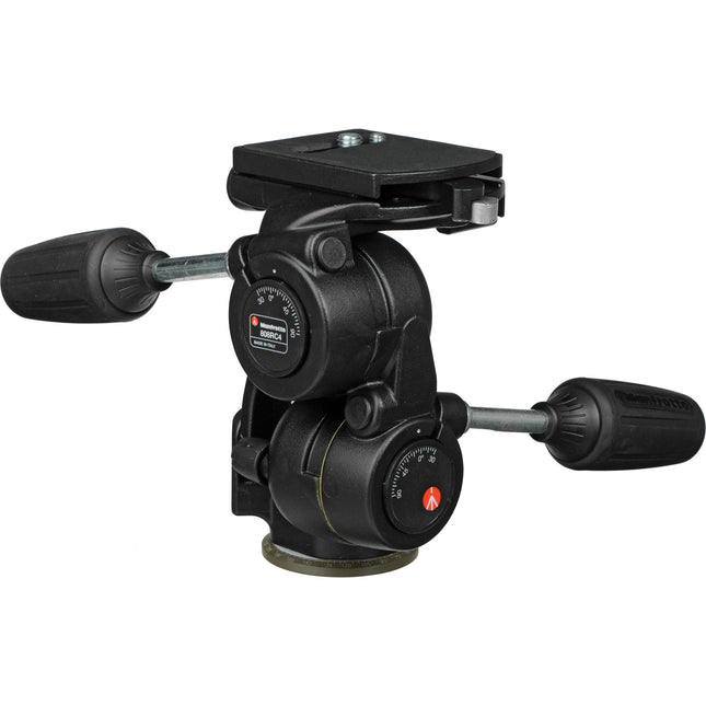 Manfrotto 808RC4 Cabezal Panorámico con Placa 410PL y 26.5 lb capacidad