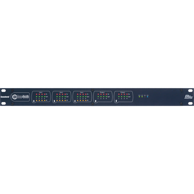BSS Audio Soundweb London BLU-100 Procesador de Señal 12 Entradas 8 Salidas