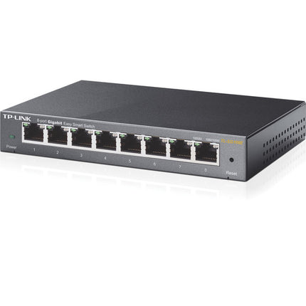 TP-Link TL-SG108E Switch 8 Puertos Gigabit 16K Jumbo Frame Gestión De VLAN
