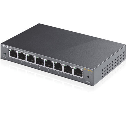 TP-Link TL-SG108E Switch 8 Puertos Gigabit 16K Jumbo Frame Gestión De VLAN