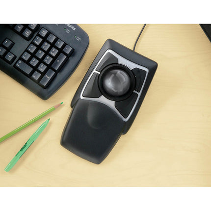 Kensington Expert Mouse Mouse trackball con tecnología DiamondEye y reposamuñecas desmontable