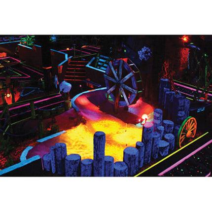 American DJ Eco UV Bar Plus IR Luz LED Ultravioleta 18 x 3W 120º haz con control remoto IR