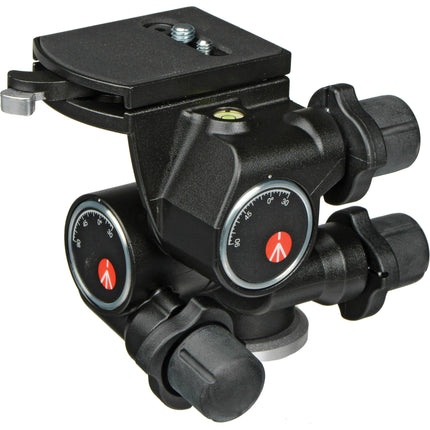Manfrotto 410 Cabezal Giratorio y Basculante con Plato Rápido 11 lb 360° Rotación