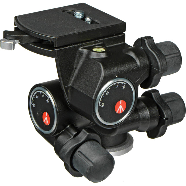 Manfrotto 410 Cabezal Giratorio y Basculante con Plato Rápido 11 lb 360° Rotación