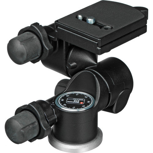 Manfrotto 410 Cabezal Giratorio y Basculante con Plato Rápido 11 lb 360° Rotación
