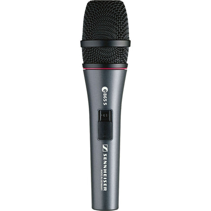 Sennheiser e 865S Micrófono Condensador Supercardioide 40Hz-20kHz con Interruptor y Clip