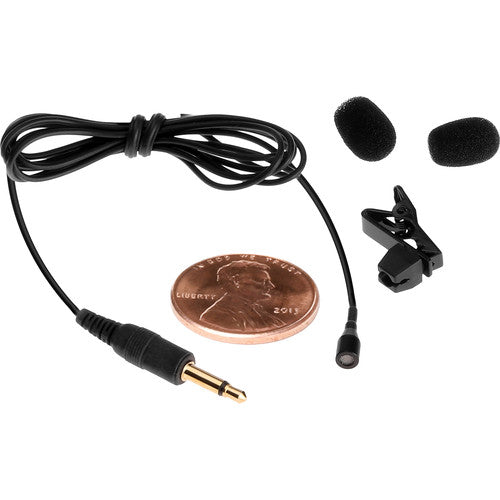 Polsen PL-4 Micrófono Lavalier Omnidireccional 1.8 mm con Clip y Paraviento
