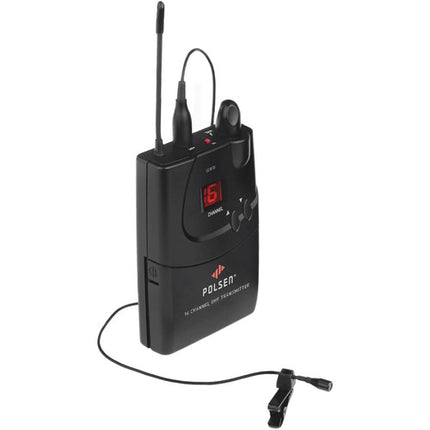Polsen PL-4 Micrófono Lavalier Omnidireccional 1.8 mm con Clip y Paraviento