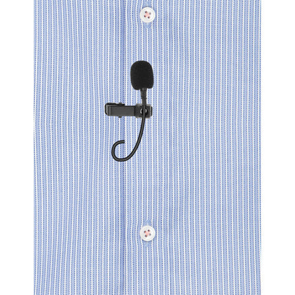 Polsen PL-4 Micrófono Lavalier Omnidireccional 1.8 mm con Clip y Paraviento