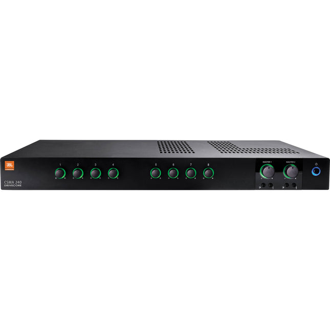 JBL CSMA 240 Mezclador Amplificador Comercial 40W 8 Canales Entrada Rack