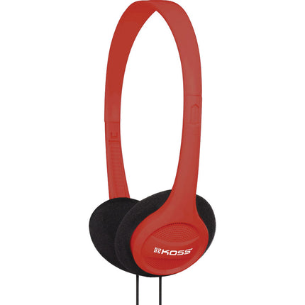 Koss KPH7 Auriculares On-Ear Rojos Diadema Ajustable Cable 1 2 m
