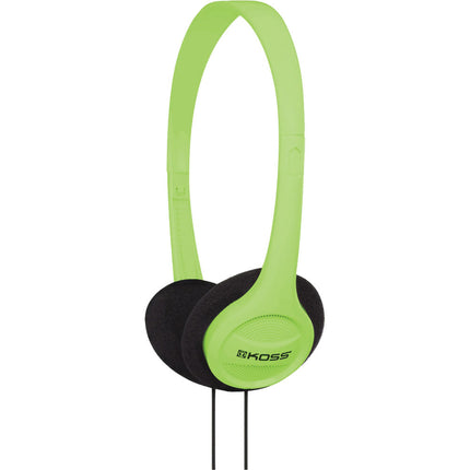 Koss KPH7 Auriculares Supraaurales Verdes Diseño Ligero 4 Pies Cable
