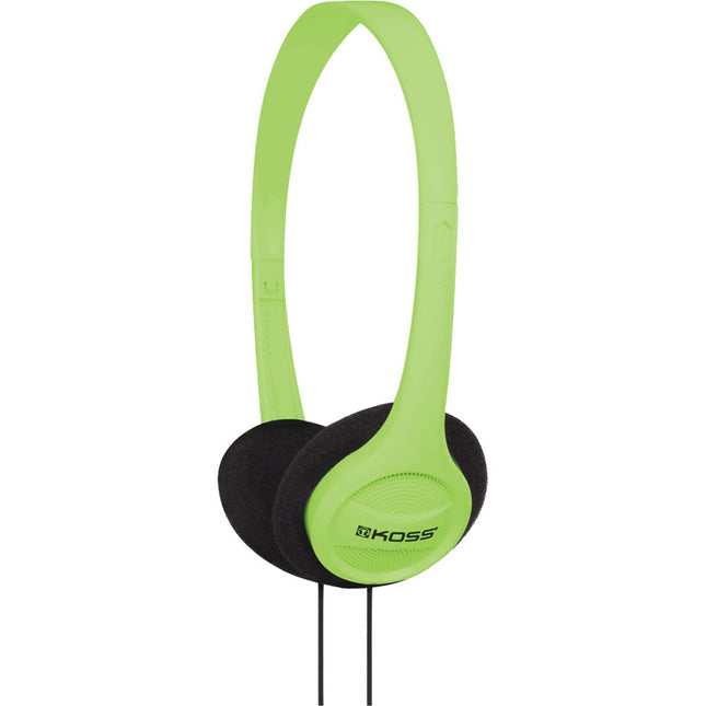 Koss KPH7 Auriculares Supraaurales Verdes Diseño Ligero 4 Pies Cable
