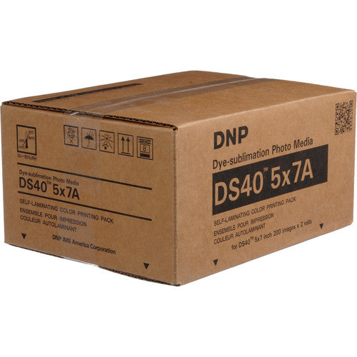 DNP Pack de Papel y Cinta para Impresora DS40 5x7 460 impresiones