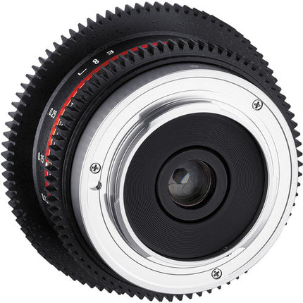 Rokinon 7.5mm T3.8 Objetivo Ojo de Pez Cine para Micro Cuatro Tercios 180º Ángulo de Visión