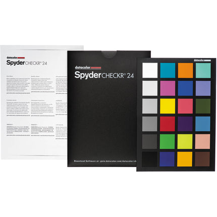 Datacolor SpyderCHECKR 24 Cartucho de Color con 24 Parche de Color y 6 Parche de Gris