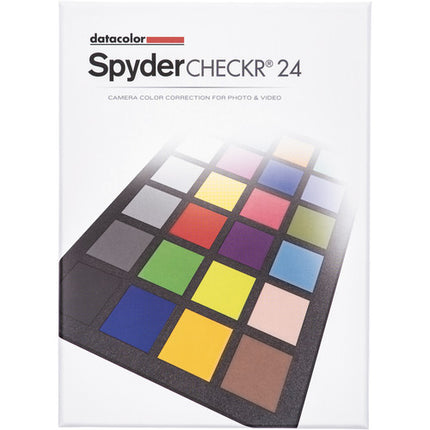 Datacolor SpyderCHECKR 24 Cartucho de Color con 24 Parche de Color y 6 Parche de Gris