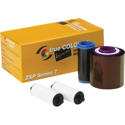 Zebra True Colours ix Serie Cinta para impresora ZXP Serie 7 250 impresiones con rodillo de limpieza