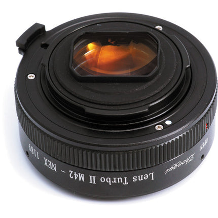 Mitakon Zhongyi Adaptador de Lente M42 a Sony E Montura Turbo Mark II 0.726x Apertura Manual
