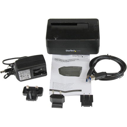 StarTech Docking Station USB 3.0 a SATA para HDD 2.5"/3.5" 5 Gb/s 15,000 ciclos