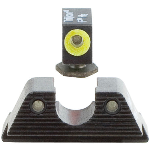 Trijicon HD Juego de miras nocturnas para pistola Glock 42/43 disco amarillo y puntos verdes