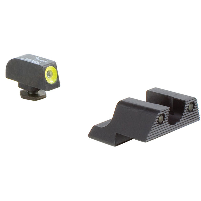 Trijicon HD Juego de miras nocturnas para pistola Glock 42/43 disco amarillo y puntos verdes